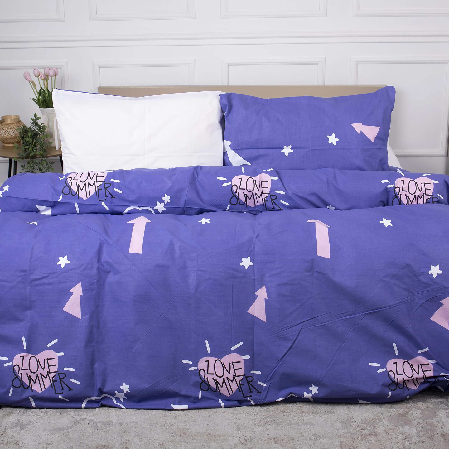 Комплект постільної білизни MirSon №137 Nina 2 175х210 см (2200001085787)
